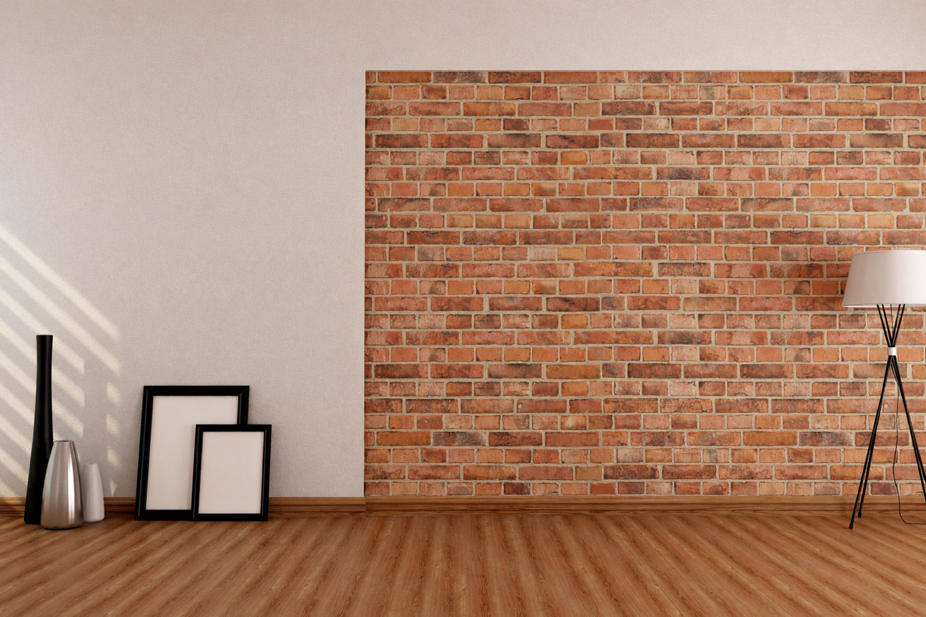 Brick wall installation