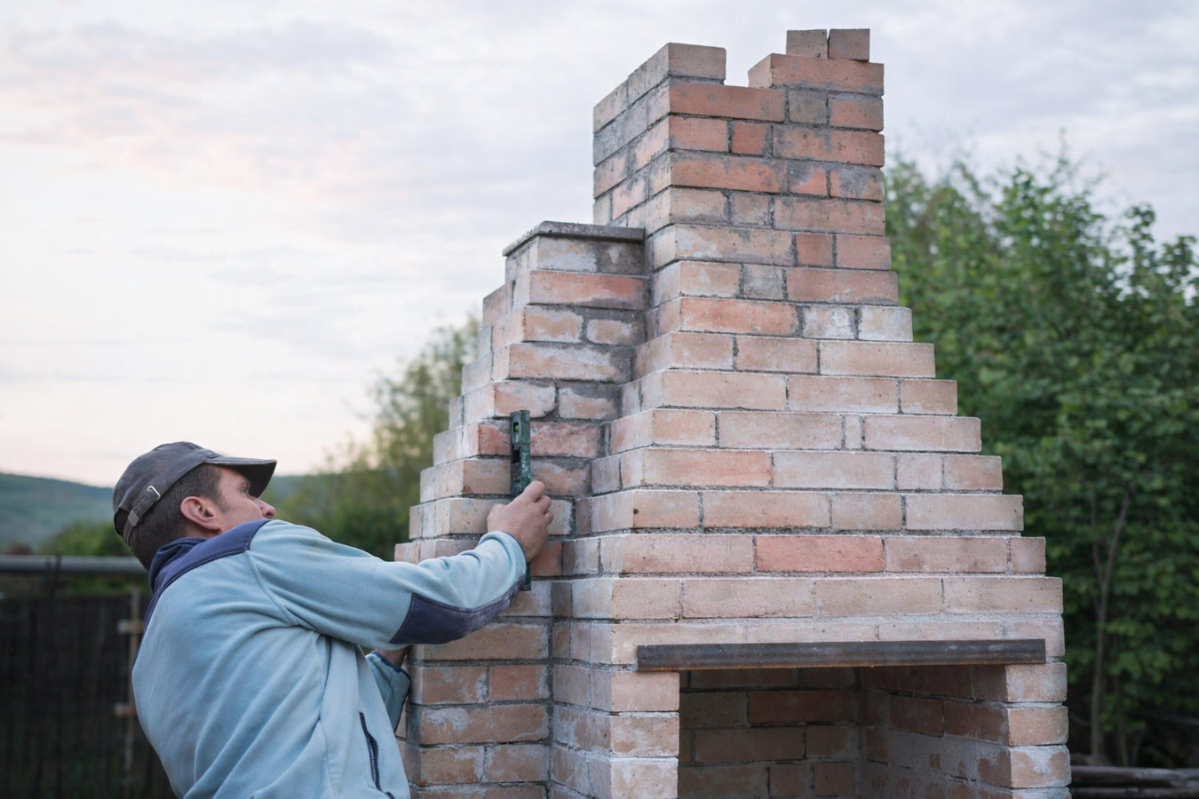 Fireplace installation